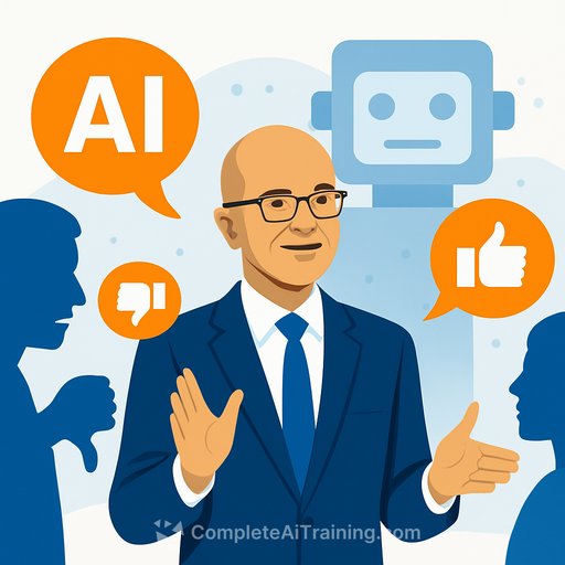 Microsoft CEO Satya Nadella says AI backlash is real but calls everyone a stakeholder in the technology