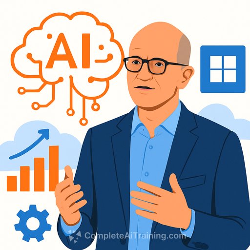 Microsoft CEO Satya Nadella says companies must build proprietary AI systems to retain economic value