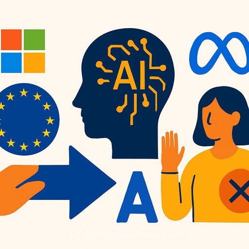 Microsoft moves to join EU AI code as Meta rejects new regulations