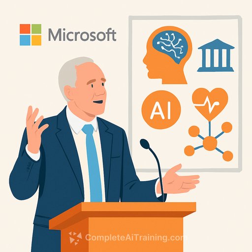 Microsoft's James Weinstein on AI Rewiring Health Care Ecosystems at University of Miami Miller School Dean's Lecture