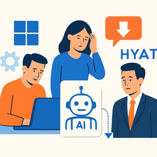Microsoft, Uber and Hyatt reduce customer support jobs as AI adoption increases