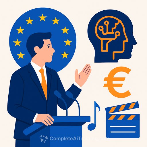 Mistral CEO proposes EU levy on AI companies to fund creative industries