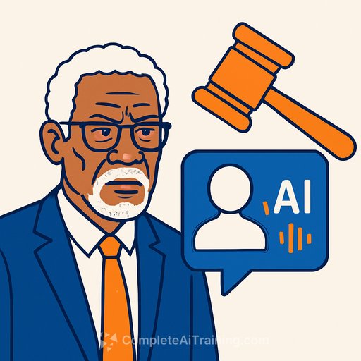 Morgan Freeman sues AI voice copycats, calls it theft of his craft