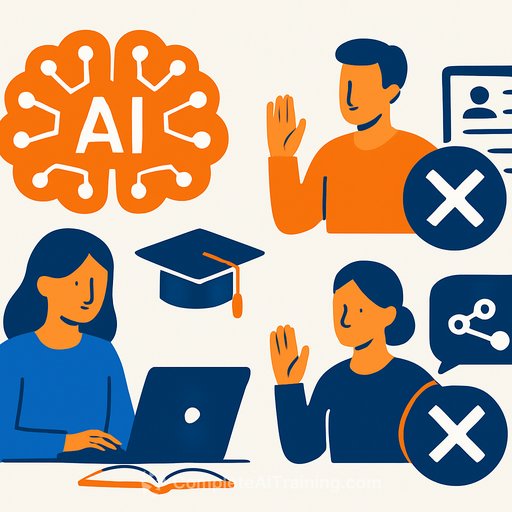 Most Americans support AI education in college but oppose its use in admissions and tutoring, poll finds