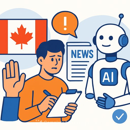 Most Canadians want government action to stop AI companies using news content without permission, survey finds