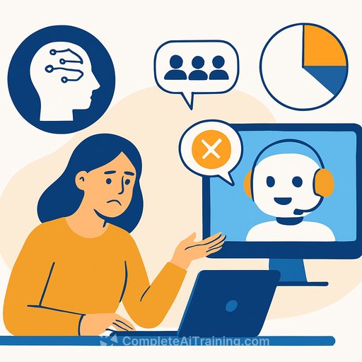 Most consumers prefer AI customer service but only 24% say their issue was fully resolved by AI, Ada study finds