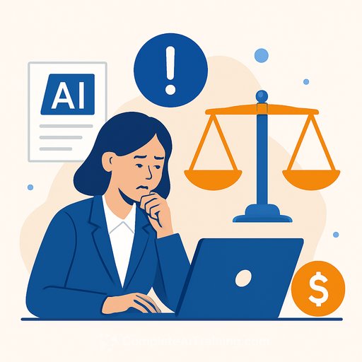 Most legal professionals say the cost of checking AI outputs outweighs the benefits