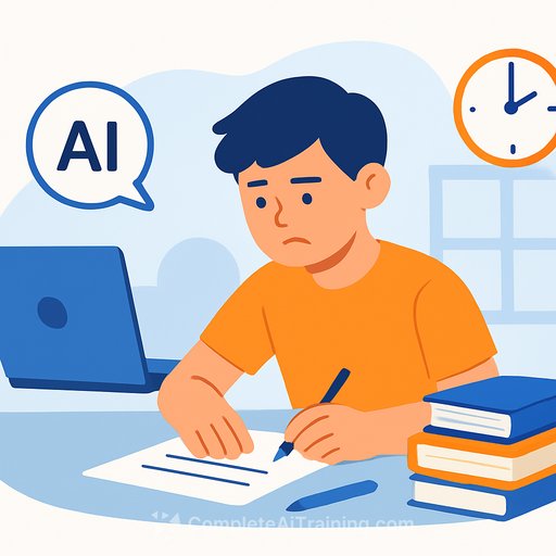 Most UK teenagers do not use AI as a default for homework, research finds