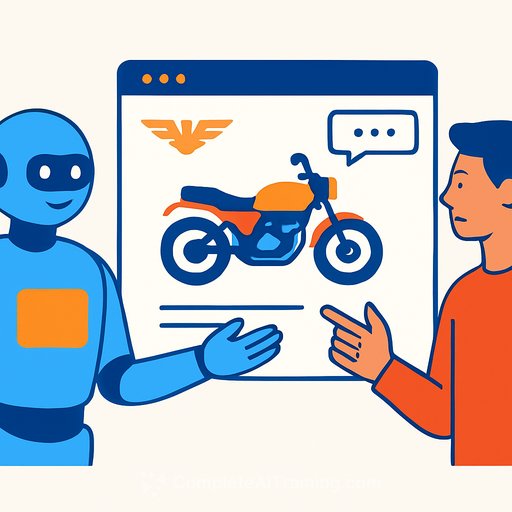 Moto Morini deploys AI sales agent on its U.S. website to qualify leads and route buyers to dealers