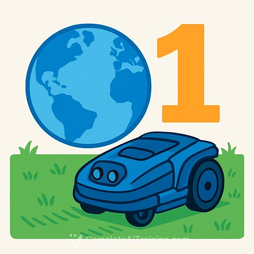 MOVA ranks first globally in AI binocular robotic lawn mower sales, Frost & Sullivan says