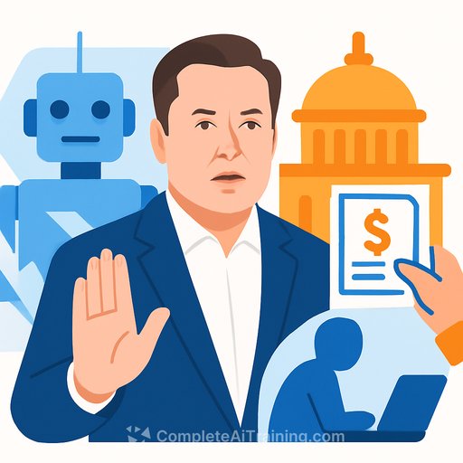 Musk calls for government checks to address AI-driven job losses