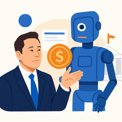 Musk calls for government checks to offset AI job losses