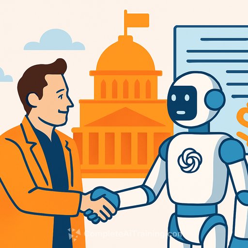 Musk's xAI Seals Cost-Saving U.S. Government Deal to Deploy Grok Chatbot