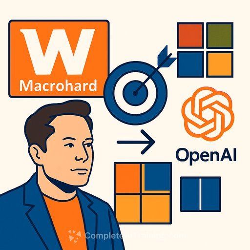 Musk targets Microsoft with Macrohard, xAI's satirical AI-run software company