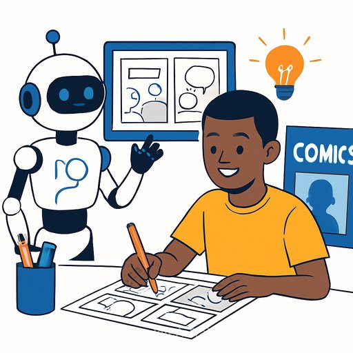 Nairobi platform uses artificial intelligence to train young comic creators