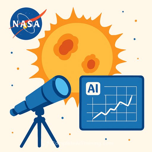 NASA AI model predicts sunspot regions up to 12 hours in advance