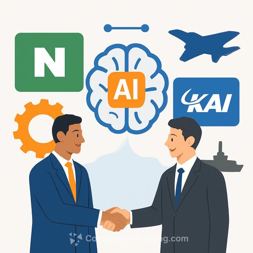 Naver and Korea Aerospace Industries partner to develop artificial intelligence for defense systems