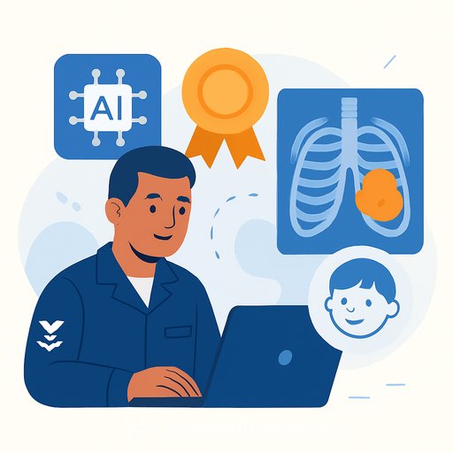 Navy veteran wins national research award for AI pneumonia detection tool aimed at children