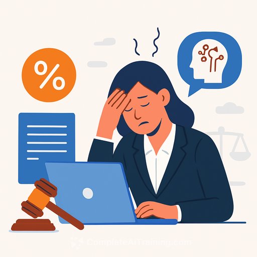 Nearly half of US lawyers report high burnout as AI enters the profession