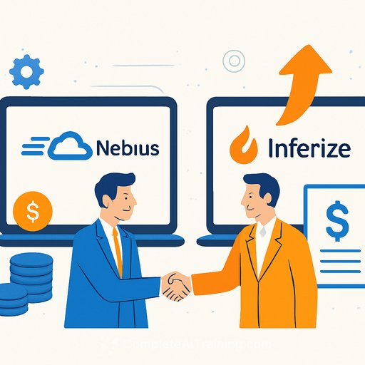 Nebius acquires Inferize to reduce idle GPU time in its Token Factory inference platform