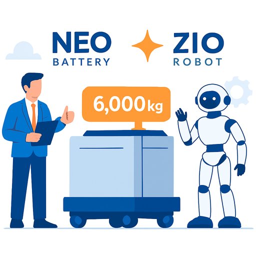 NEO Battery and Samsung-backed Zio Robot team up on 6,000 kg AMR cells