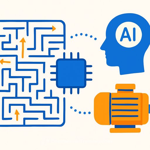 New AI model maps hidden energy barriers in magnetic maze domains to explain motor heat loss