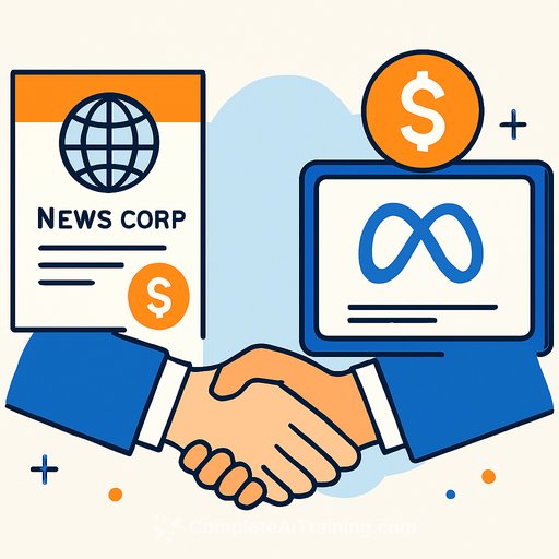 News Corp scores multiyear Meta AI licensing deal worth up to $50M a year