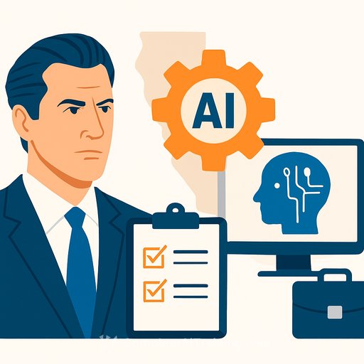 Newsom's AI executive order signals tighter workplace rules for California employers