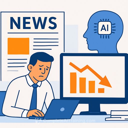 Newsroom job cuts rise 18% as AI tool use among journalists grows, Cision report finds