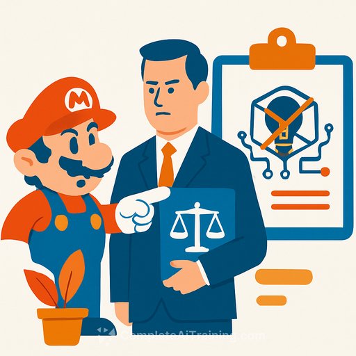 Nintendo lobbies Japanese government for stricter generative AI rules to protect IP