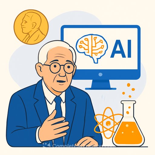 Nobel laureate calls for AI development to preserve experimental basic research