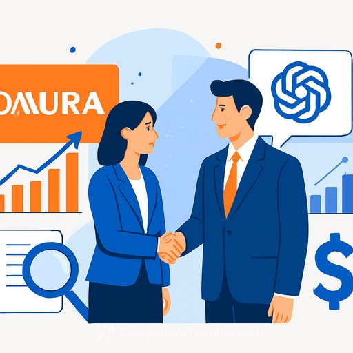 Nomura Partners With OpenAI to Integrate Deep Research, Sharpen Investment Insights, and Expand Services