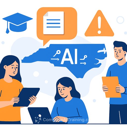 North Carolina's AI lead, seen by students: study tools, admissions shifts, and calls for literacy and guardrails