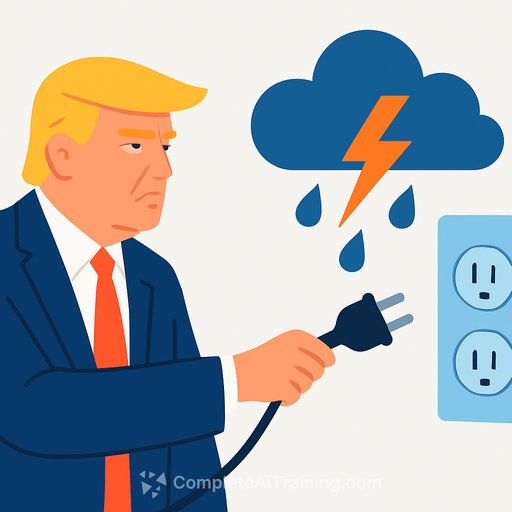 NSF pulls plug on AI weather project, despite Trump's investment pledge