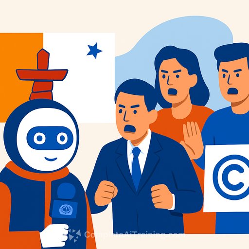 Nunavut AI correspondent draws outrage as media groups call copyright infringement blatant theft