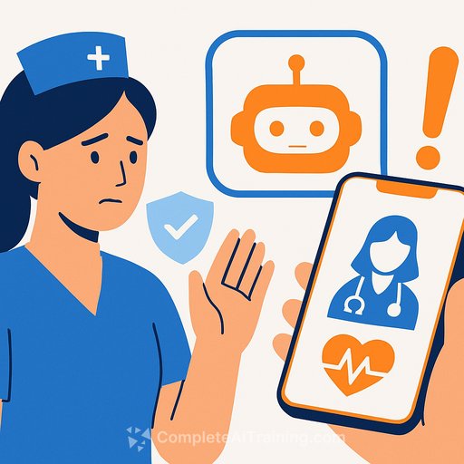 Nurses fear AI liability as patients embrace med apps, plus 28 more Health IT updates