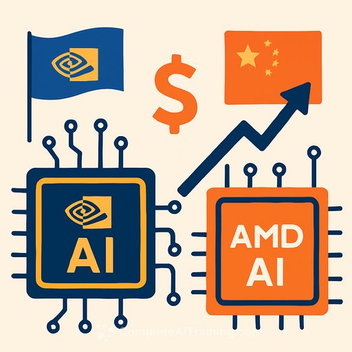 Nvidia and AMD Face 15 Percent U.S. Levy on AI Chip Sales to China