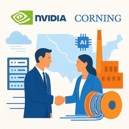 NVIDIA and Corning partner to expand U.S. optical fiber manufacturing for AI data centers