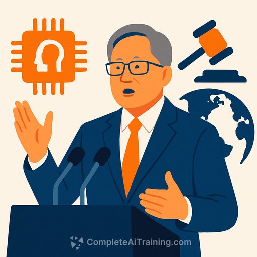 Nvidia CEO Criticizes US Chip Restrictions as AI Policy Debate Heats Up