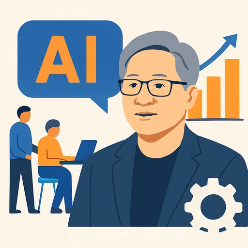 Nvidia CEO Jensen Huang says AI creates jobs, not mass unemployment