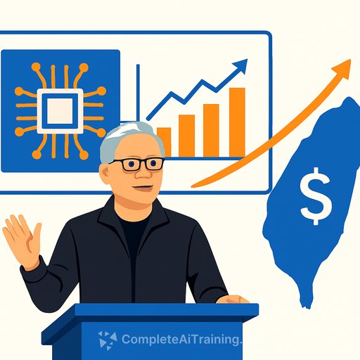 Nvidia CEO Jensen Huang uses Computex keynote to outline AI chip strategy and $150 billion Taiwan investment plans