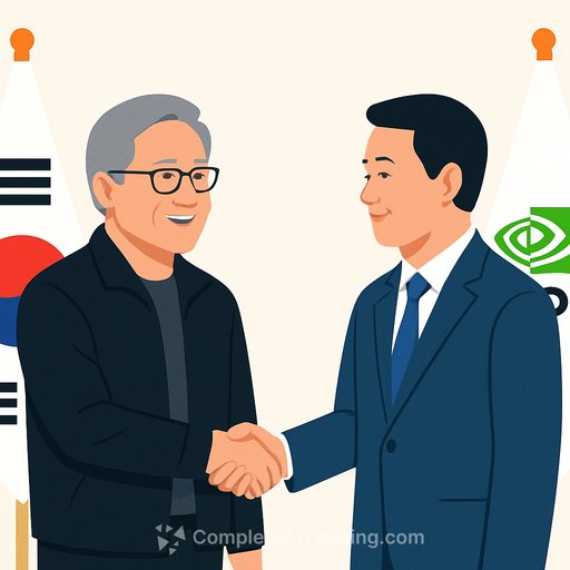 Nvidia CEO Jensen Huang visits South Korea for second time in seven months to deepen AI and chip partnerships