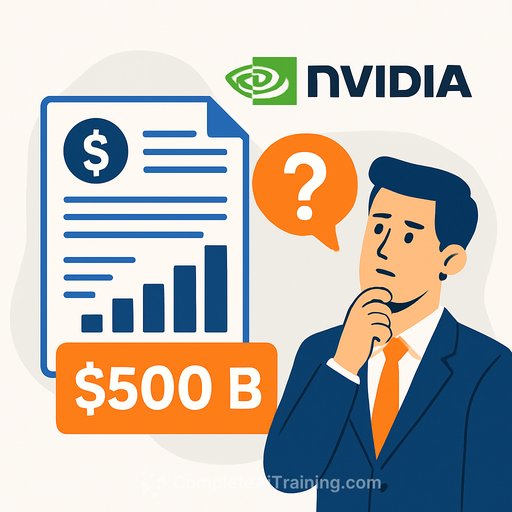 Nvidia clarifies $500 billion financing plan is not new debt after market confusion