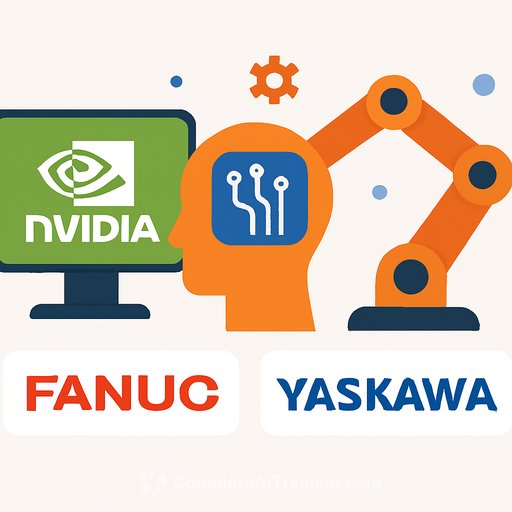 Nvidia partners with Fanuc and Yaskawa Electric on AI development