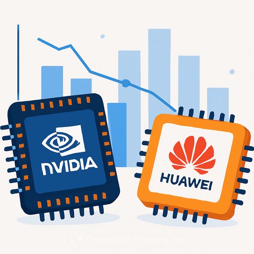 Nvidia's China data-centre AI chip share falls to 34 percent as Huawei closes gap
