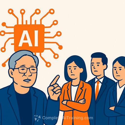 Nvidia's Jensen Huang reportedly slams managers shunning AI, vows automation won't cost jobs