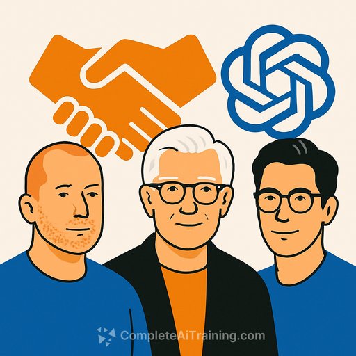 OpenAI Acquires io Products With Jony Ive and LoveFrom to Lead Human-Centric AI Design