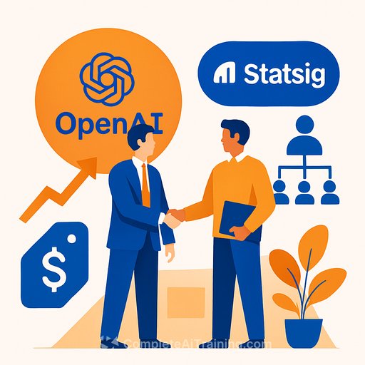 OpenAI Acquires Statsig for $1.1 Billion to Supercharge AI Product Development and Reshapes Leadership Team