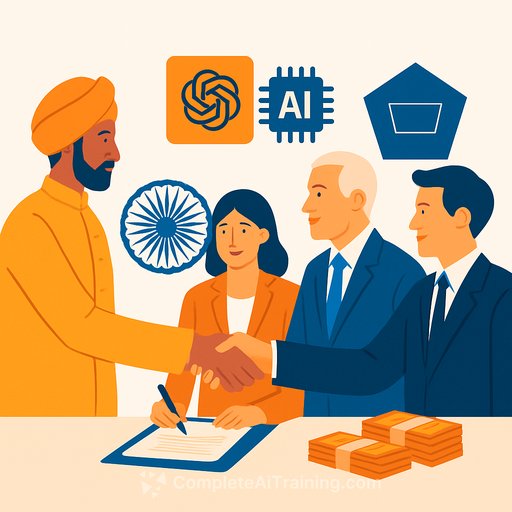 OpenAI Secures Multimillion-Dollar AI Deals With Indian Government, Pentagon, and Grab
