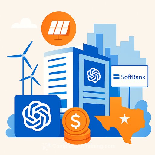 OpenAI, SoftBank put $1B into SB Energy to build a 1.2 GW Texas AI data center under $500B Stargate